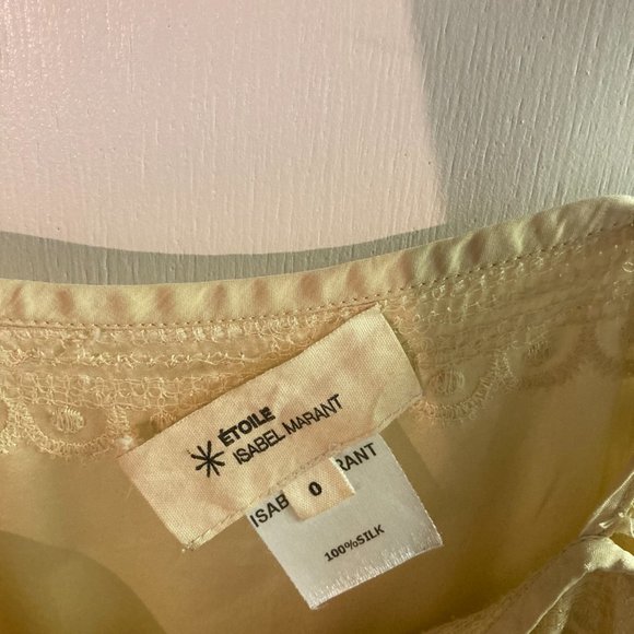 Étoile Isabel Marant Ivory Silk Sleep Romper - Picture 3 of 5